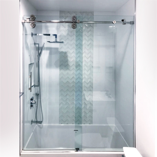 Interglass| Clearwater Series Frameless Sliding Shower Door Kit